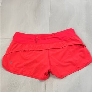 Lululemon Speed Short - Coral Women's Athletic Shorts